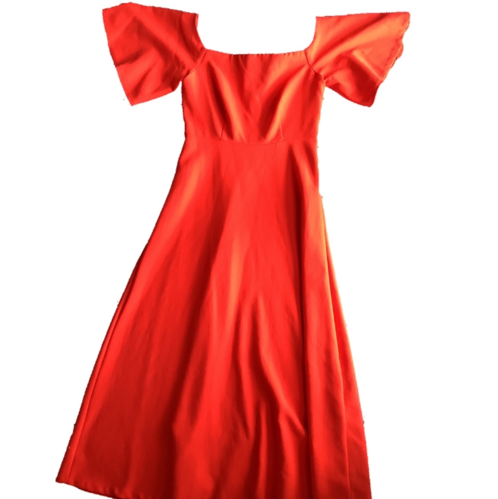 Long Red Dress